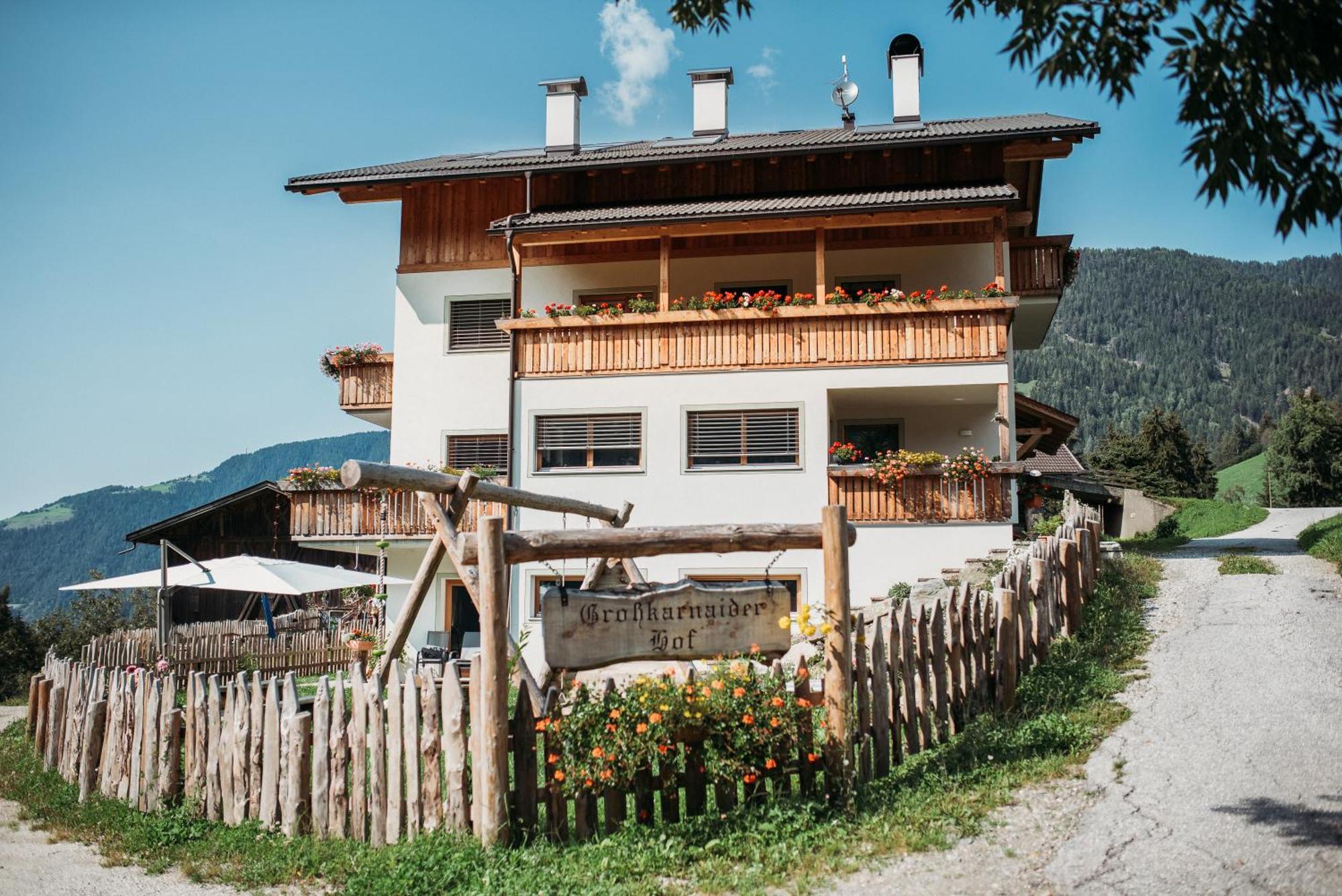 Grosskarnaiderhof Appartements-Bauernhof-Natur Pur Luson Bagian luar foto